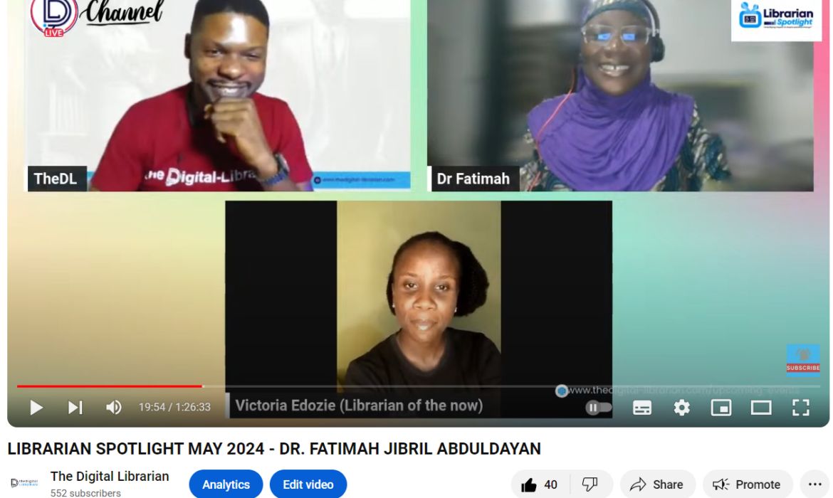 LIBRARIAN SPOTLIGHT: DR. FATIMAH JIBRIL ABDULDAYAN RECOGNIZED AS LIBRARIAN OF THE MONTH FOR MAY