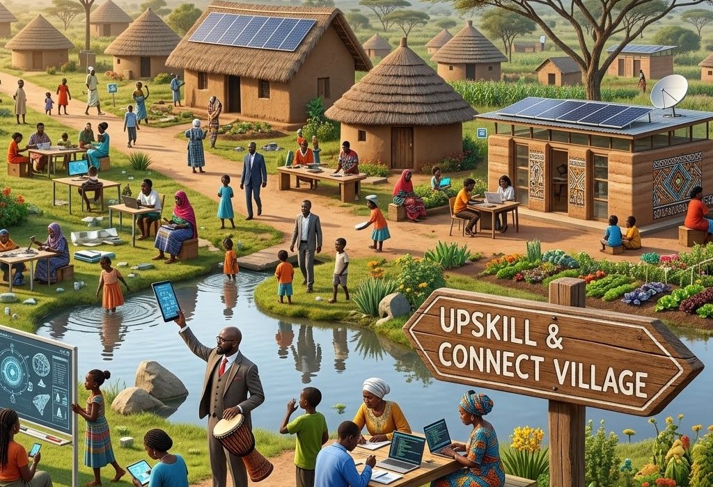 What is the Upskill & Connect Village all about?