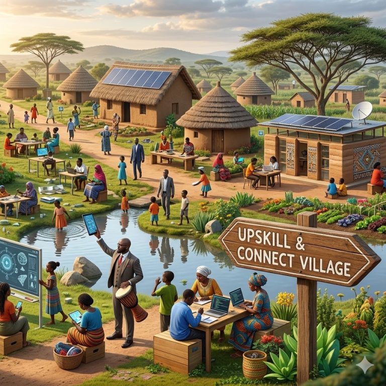 What is the Upskill & Connect Village all about?