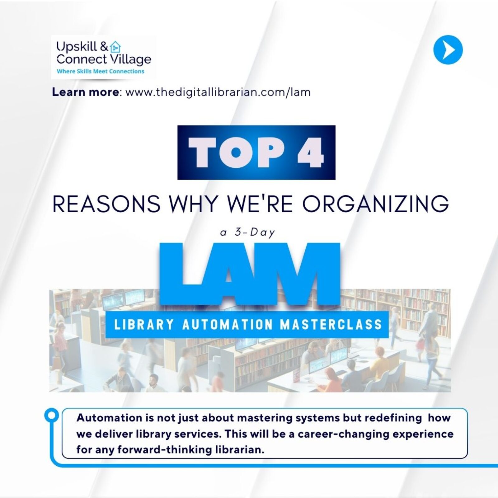 4 Reasons why we’re Organizing Library Automation Masterclass