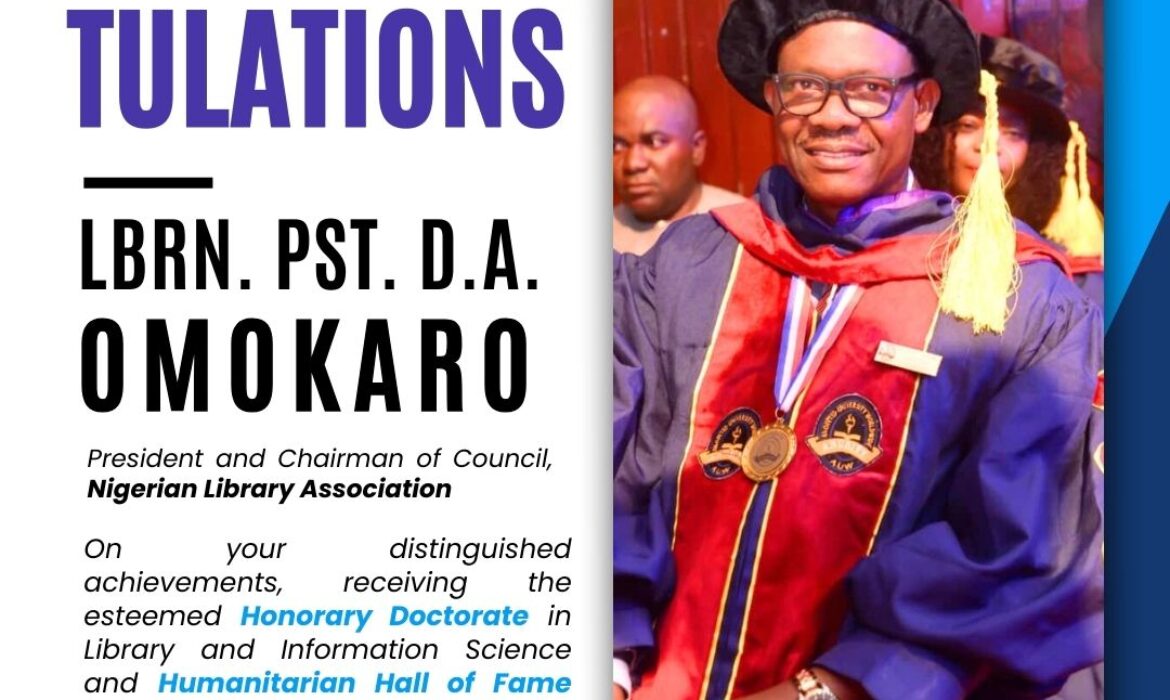 NLA President Receives Honorary Doctorate and Humanitarian Recognition