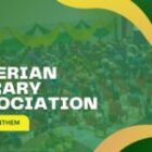 Singing the Anthem of the Nigerian Library Association (NLA)