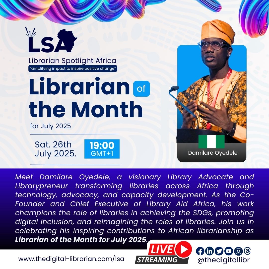 Honouring Excellence: Celebrating Damilare Oyedele as LSA’s Librarian of the Month – July 2025