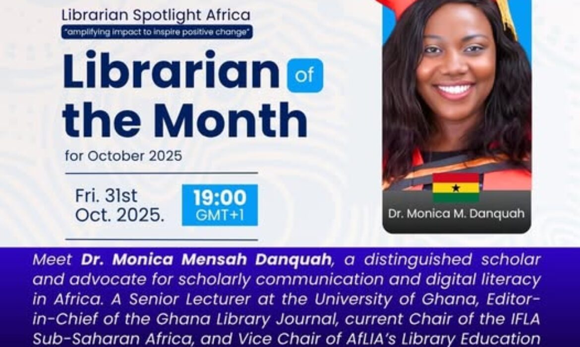 LSA Honours Dr. Monica M. Danqua’s Leadership in Digital Literacy and Research Access