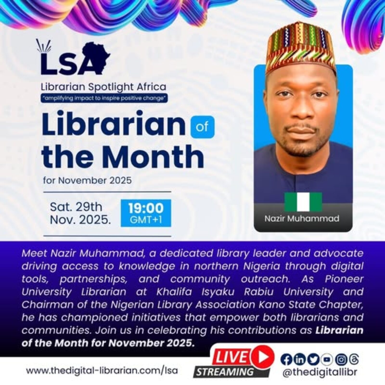 Lighting the Path: How Nazir Muhammad Is Transforming Northern Nigeria’s Library Landscape