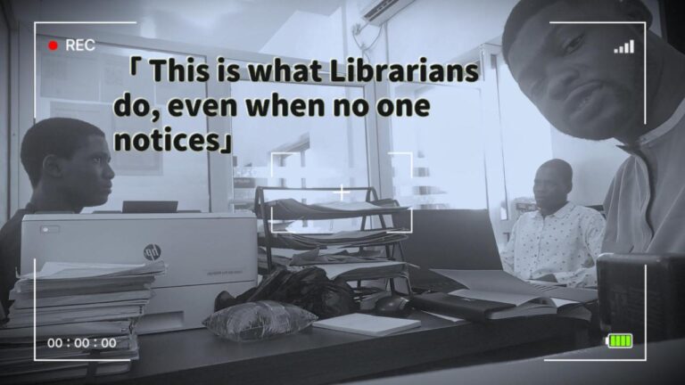 NO BOOKS WERE SHELVED, BUT LIBRARIANSHIP HAPPENED HERE